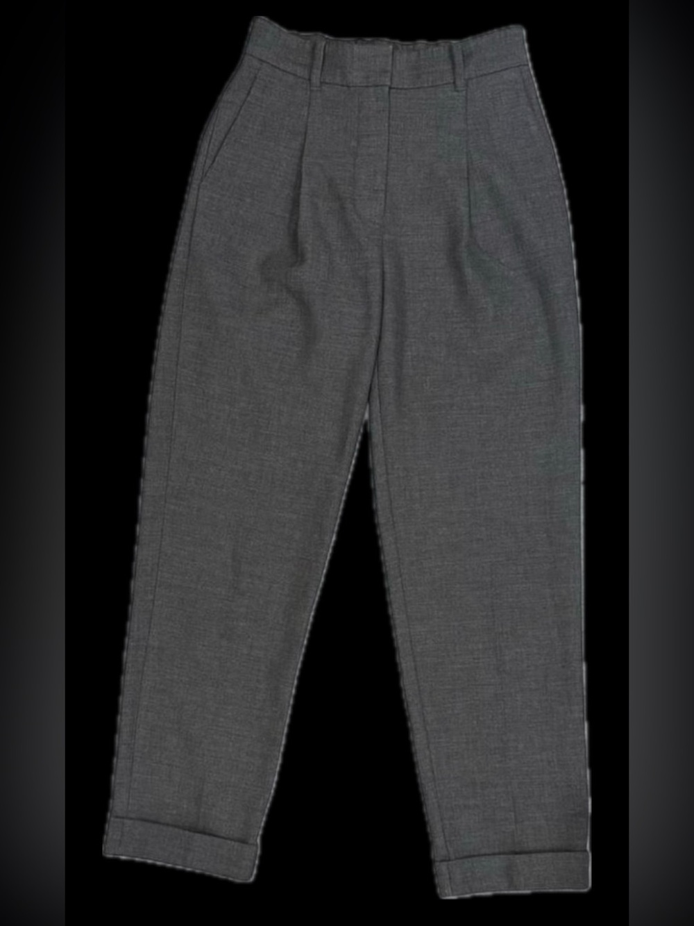 Aritzia Wilfred Dashwood Grey Tapered Trousers Size 2